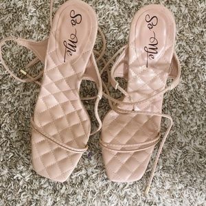 Nude heels size 11 cut small, worn once.